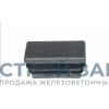 Заглушка для проф-трубы черная 50х25 мм